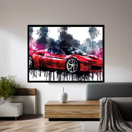 2017 Ferrari J50 Canvas Wall Art - Y Canvas