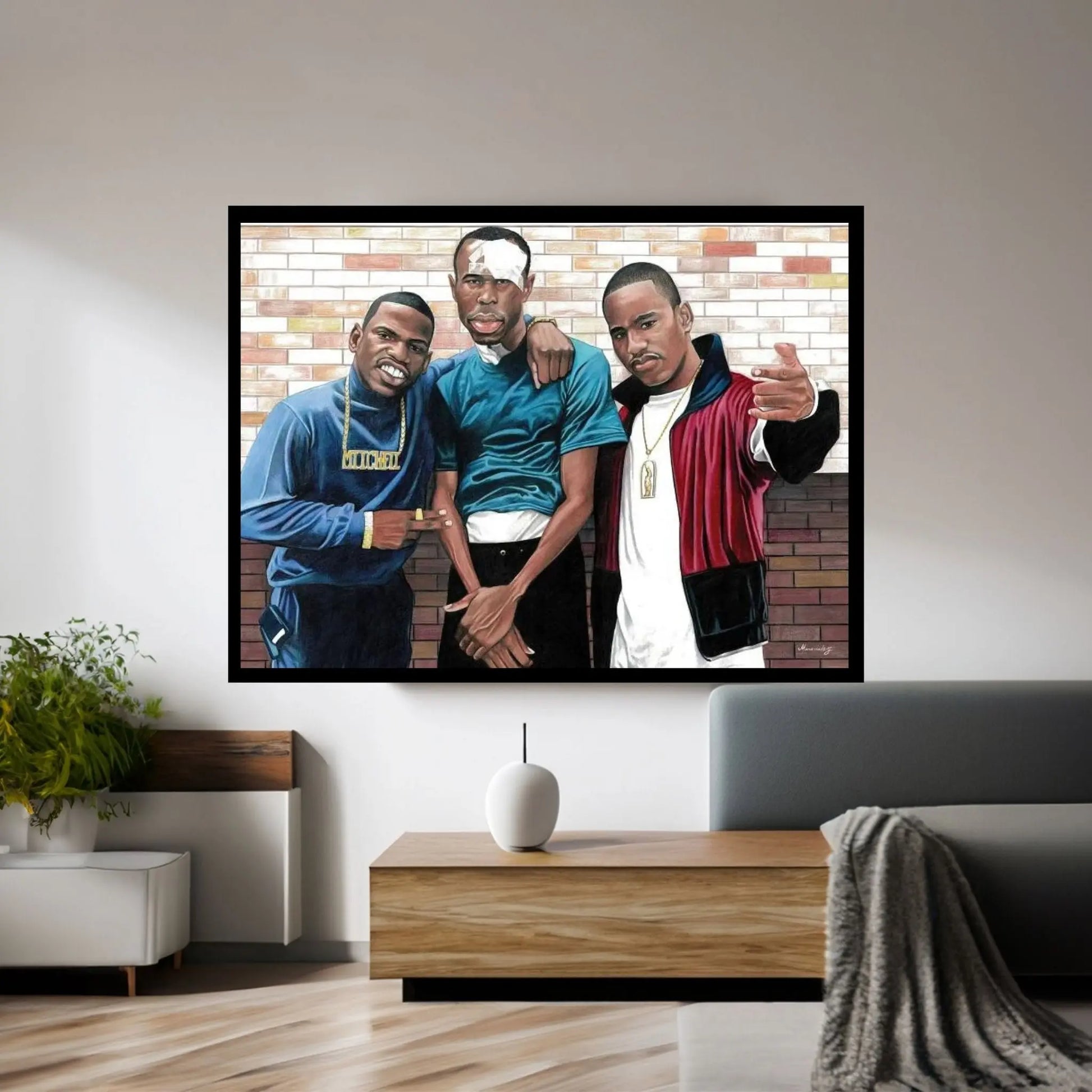 Paid In Full Canvas Wall Art - Y Canvas