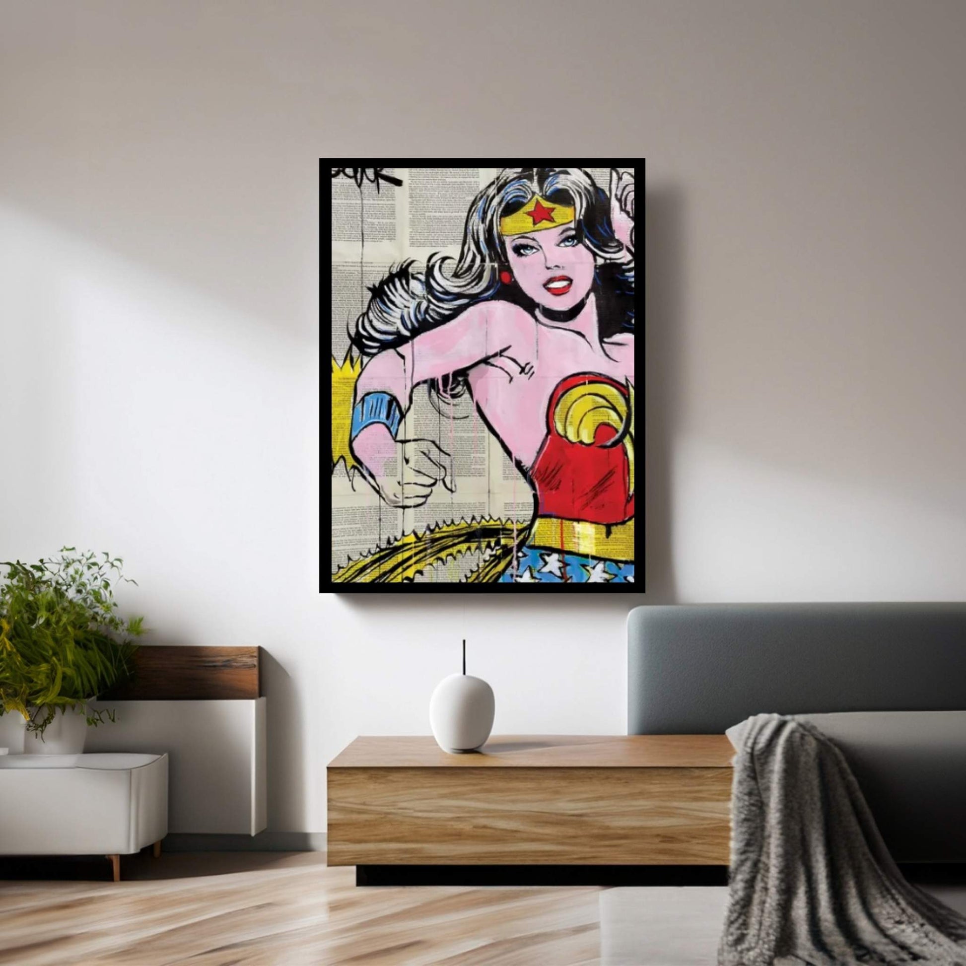 Wonder Pop Canvas Wall Art - Y Canvas