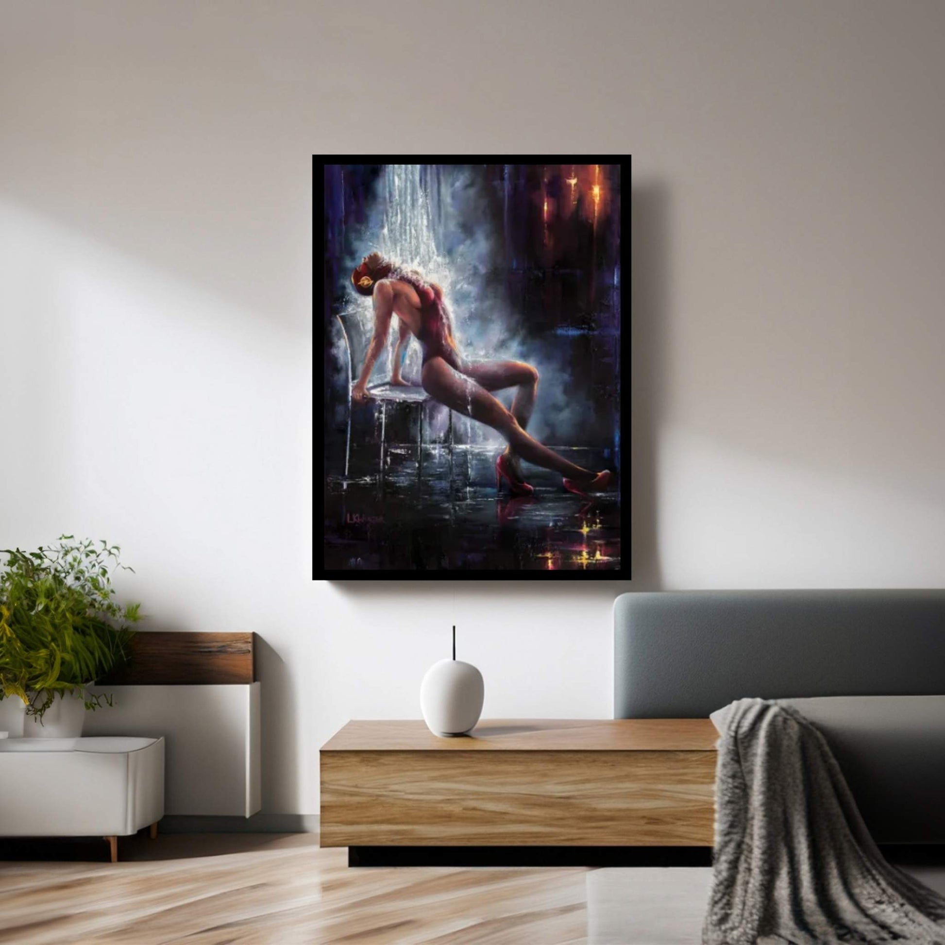 See Flash Dance Canvas Wall Art - Y Canvas