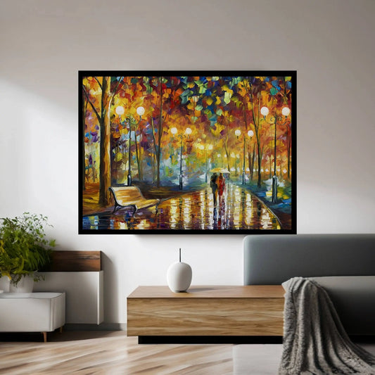 Rain's Rustle II Canvas Wall Art - Y Canvas