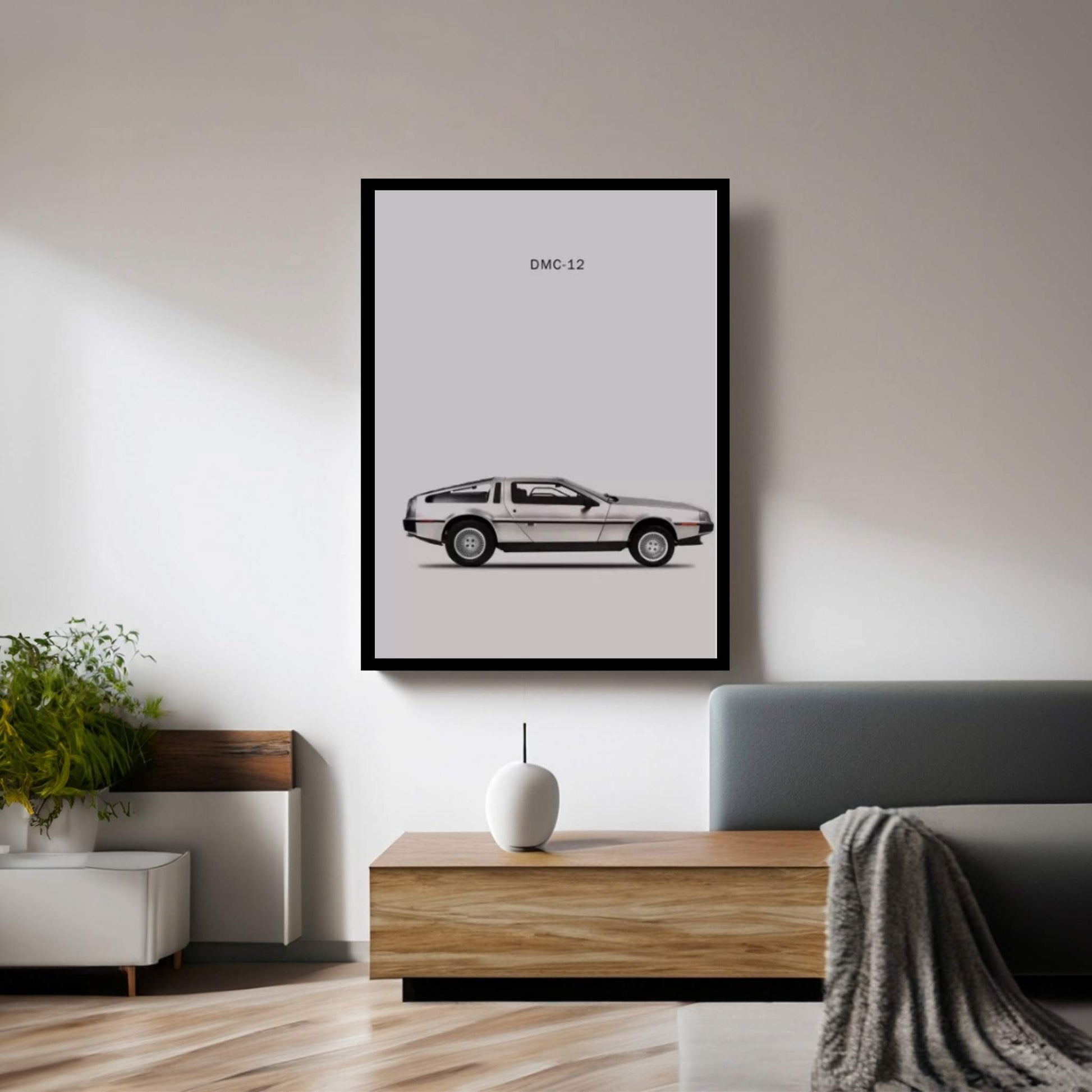 1981 DeLorean DMC-12 Canvas Wall Art - Y Canvas