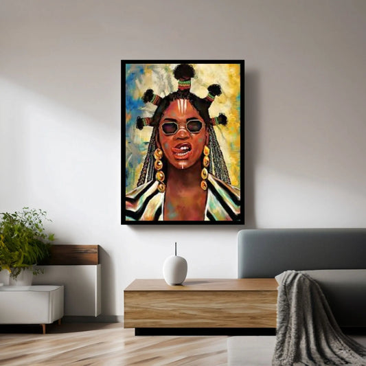 Black Is King Beyoncé Canvas Wall Art - Y Canvas