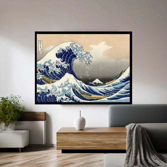 The Great Wave at Kanagawa Canvas Wall Art - Y Canvas