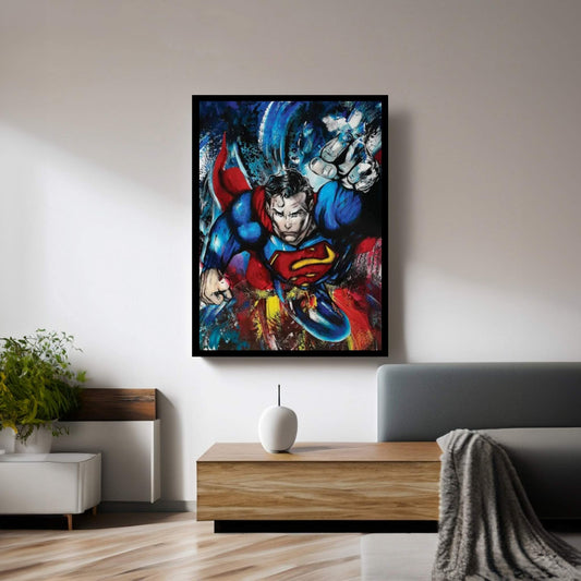 Invincible Superman Canvas Wall Art - Y Canvas