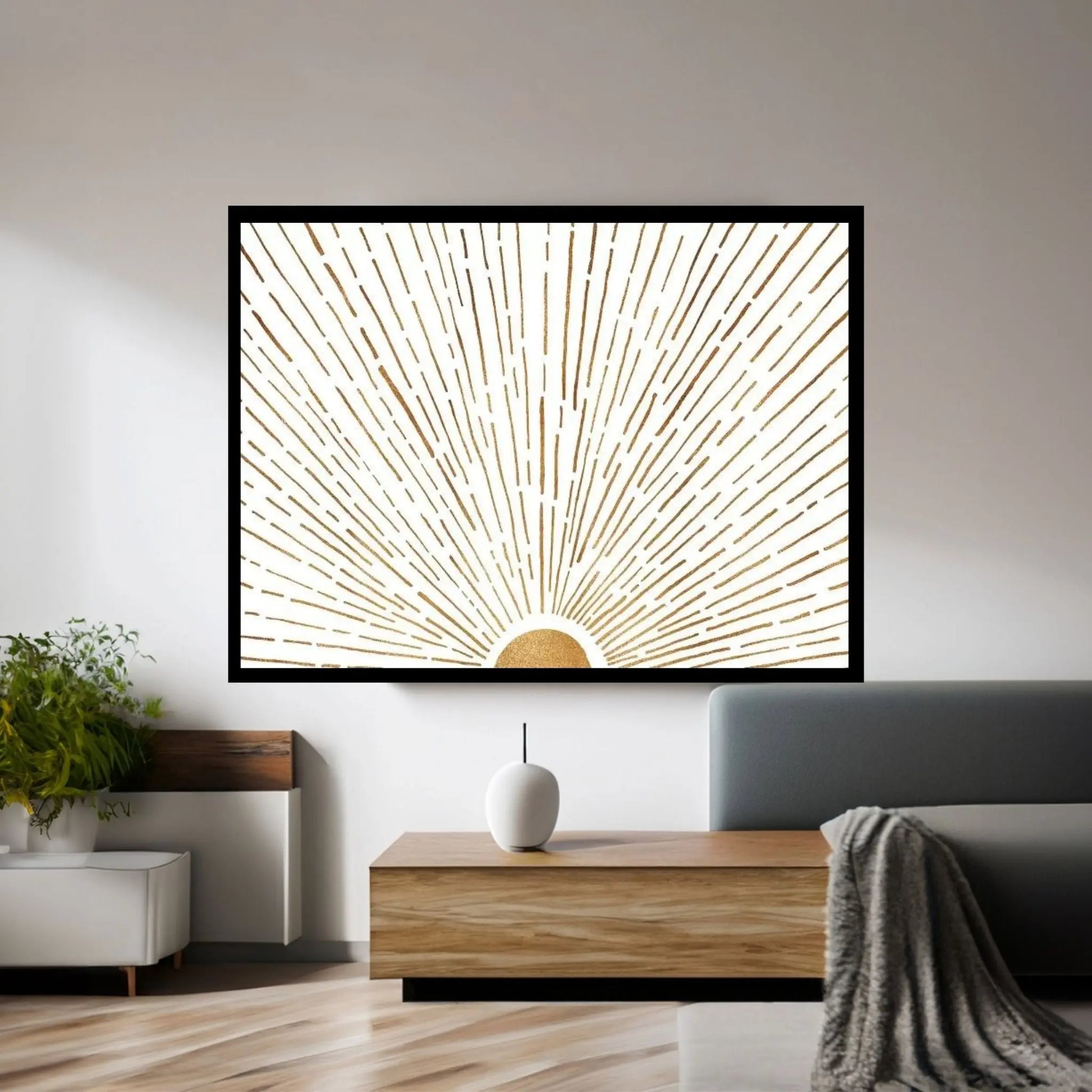 Let The Sunshine In Canvas Wall Art - Y Canvas