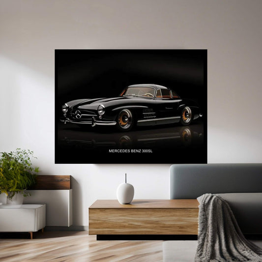 Mercedes Benz 300SL Canvas Wall Art - Y Canvas