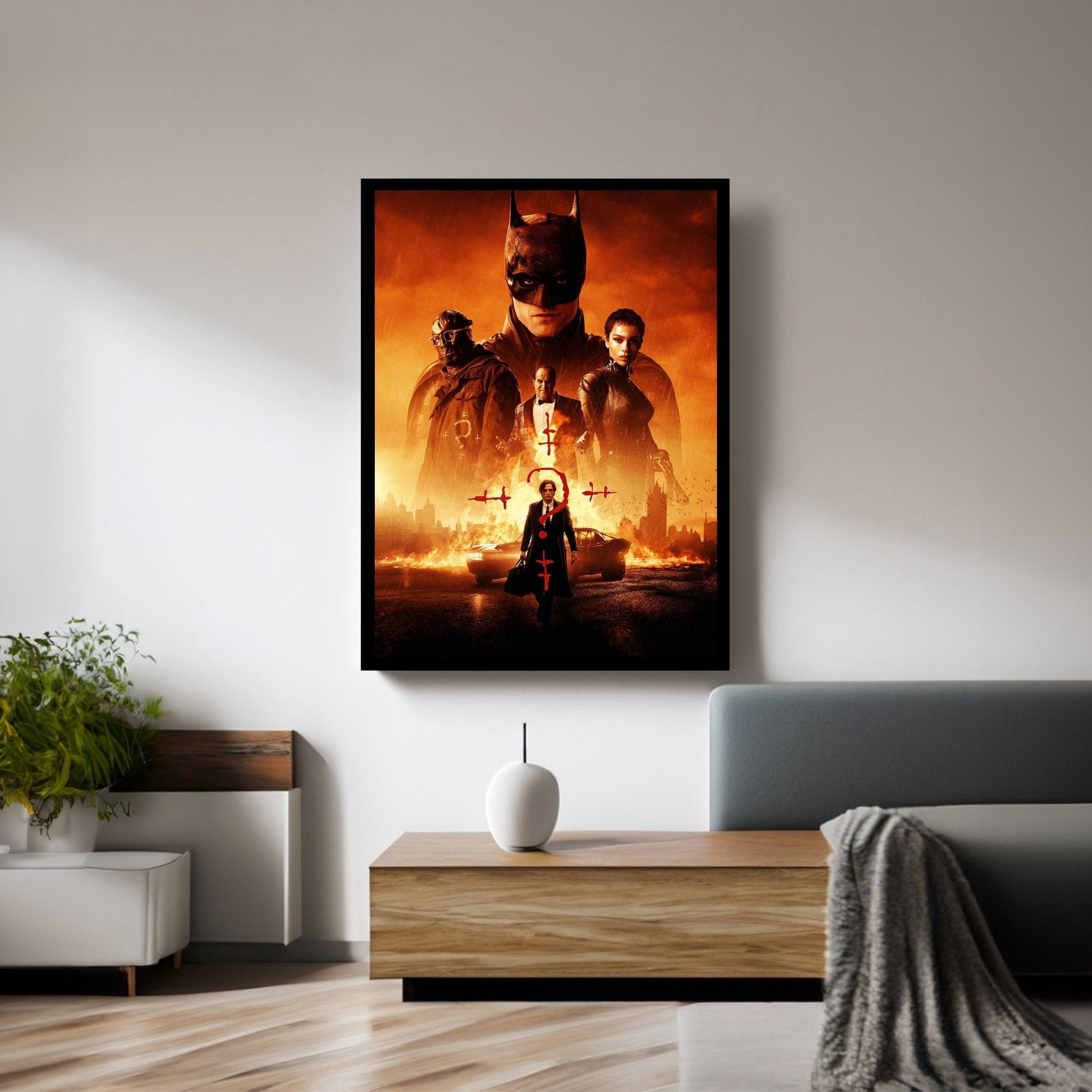 The Batman Canvas Wall Art - Y Canvas