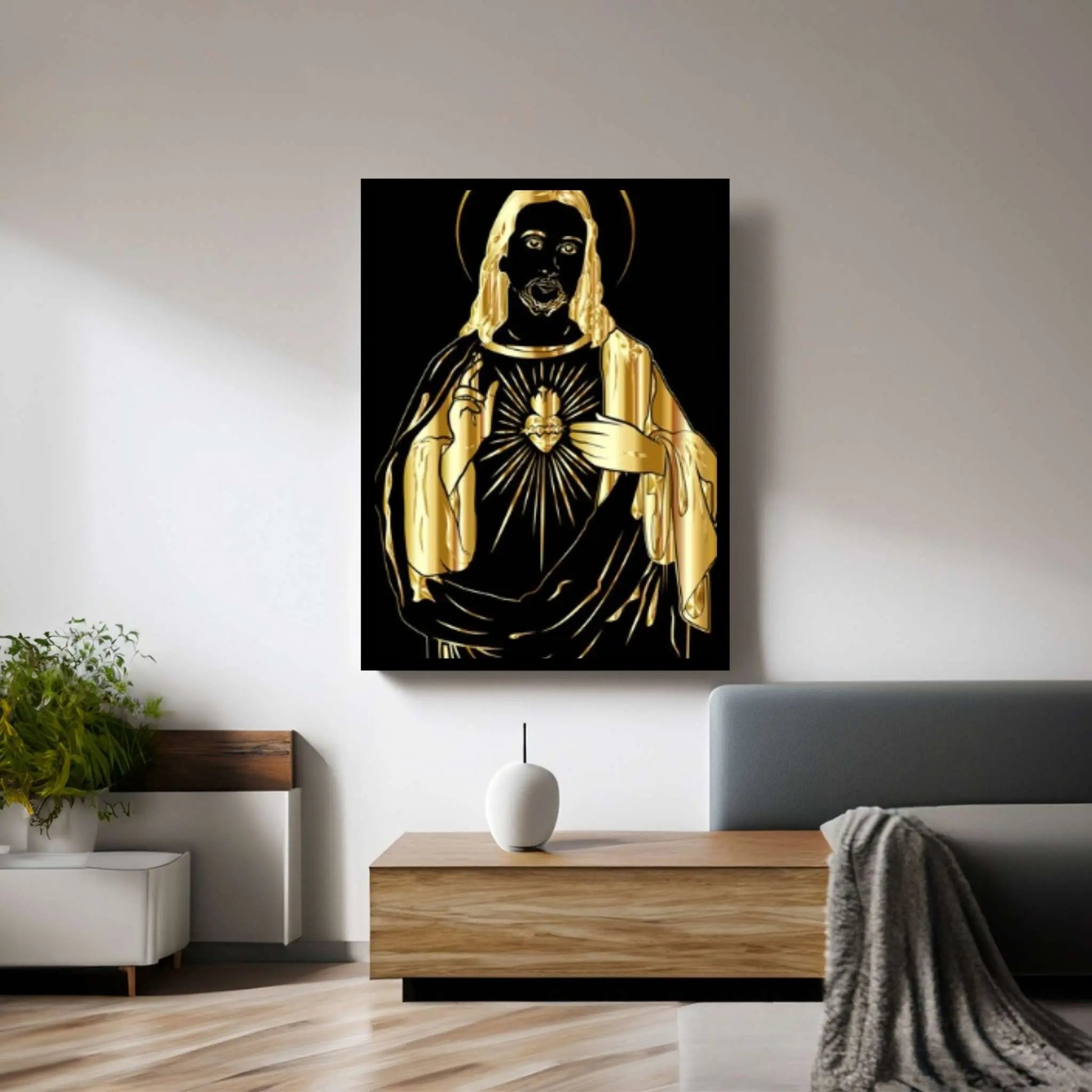 Jesus Christ Print on Canvas, Canvas Wall Set - Y Canvas