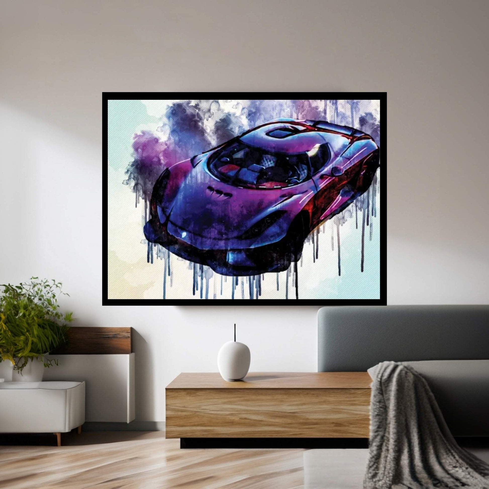 Gta 5 Koenigsegg Regera Grand Theft Auto V Supercar Gta 5 Mods Hypercar Canvas Wall Art - Y Canvas