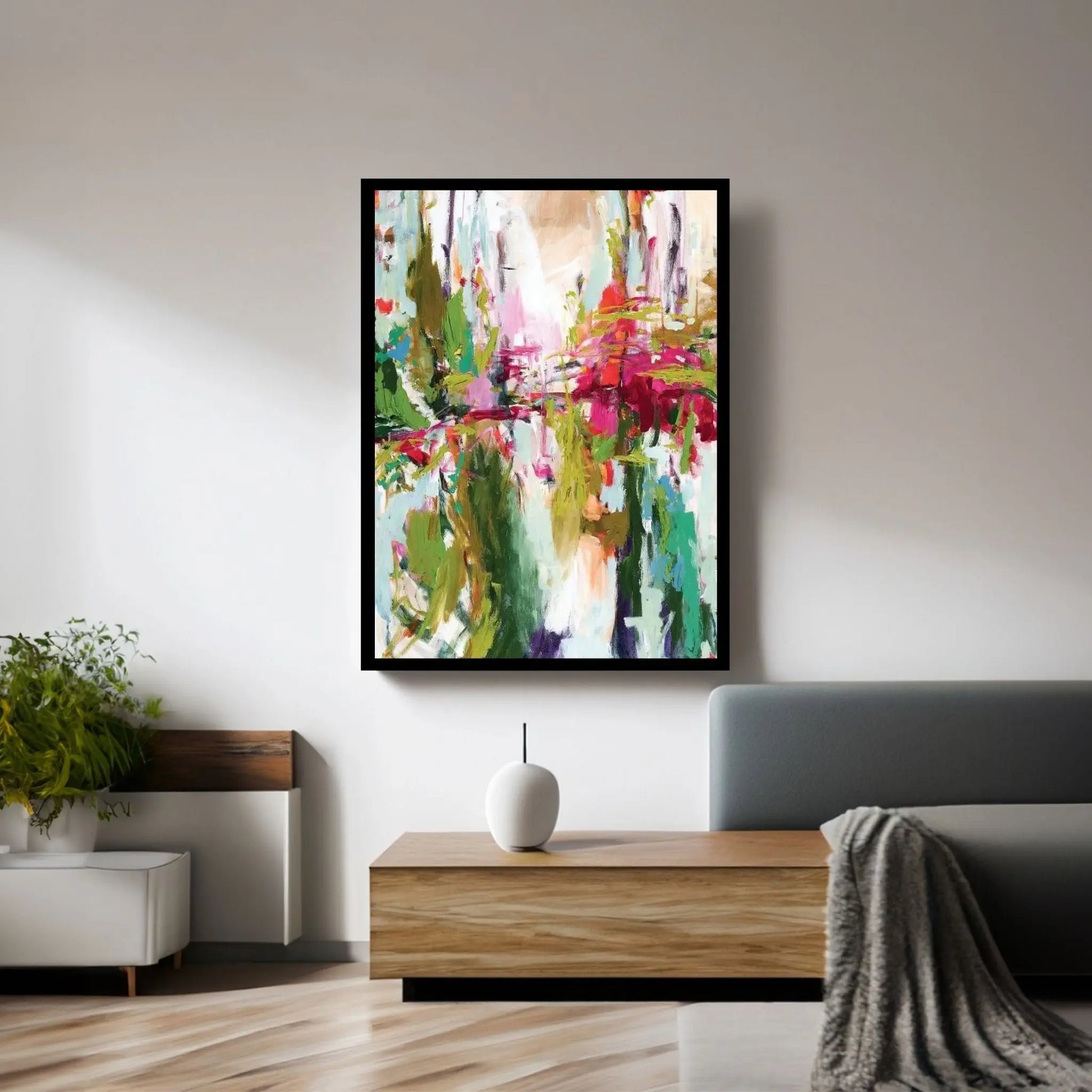 Point Of Attraction Canvas Wall Art - Y Canvas