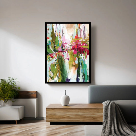 Point Of Attraction Canvas Wall Art - Y Canvas