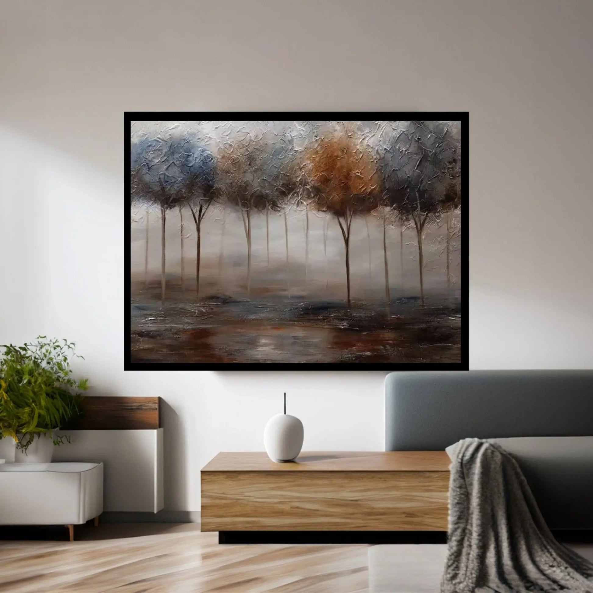 The Silver Pond Canvas Wall Art - Y Canvas