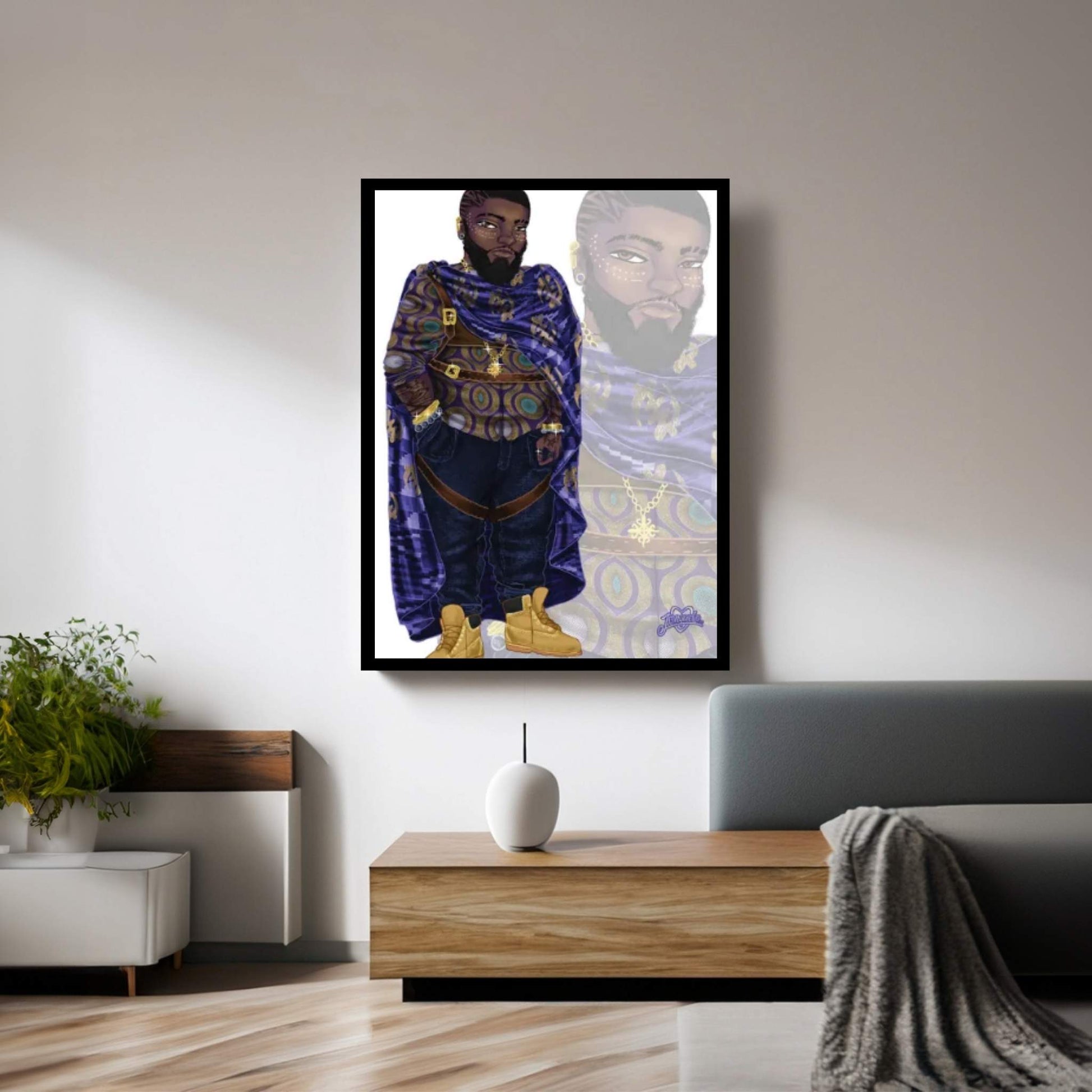 Wakanda Fashion (Look 6) Canvas Wall Art - Y Canvas