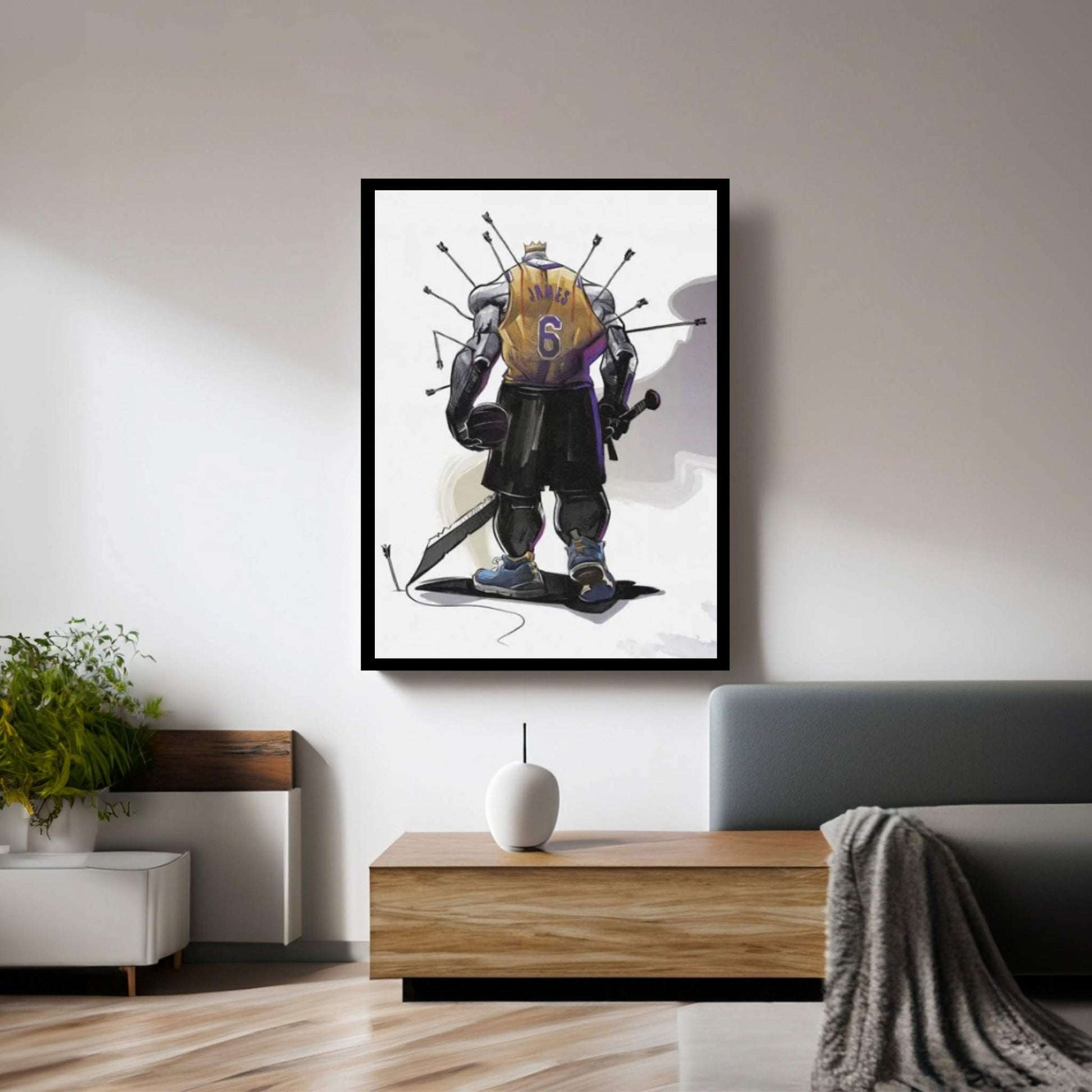 The Last Warrior Canvas Wall Art - Y Canvas