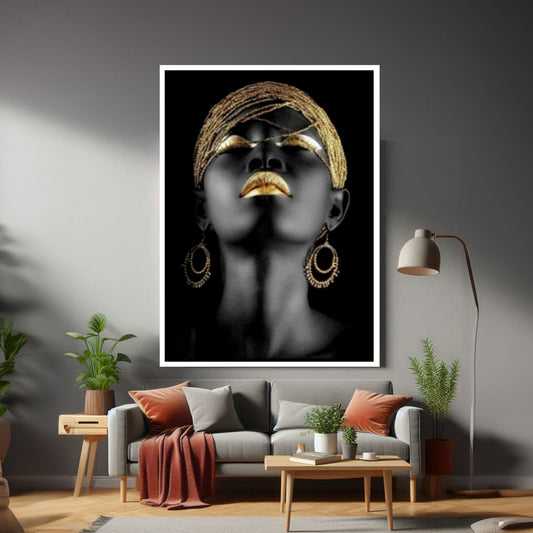 Black Woman Canvas Wall Art