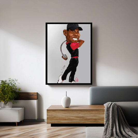 Tiger Woods Canvas Wall Art - Y Canvas