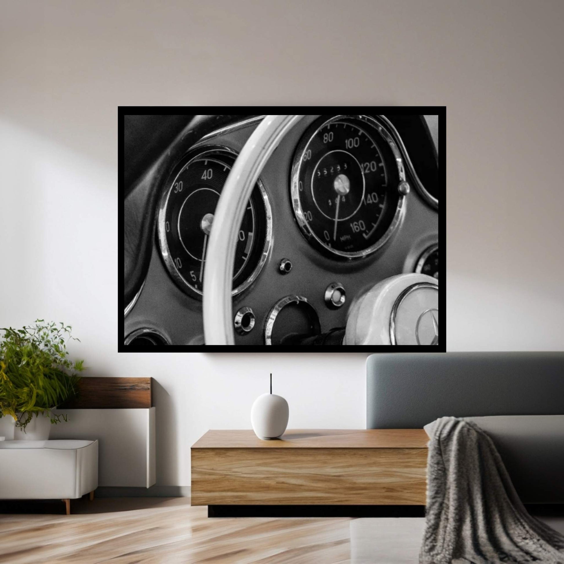 Car Lovers II Canvas Wall Art - Y Canvas