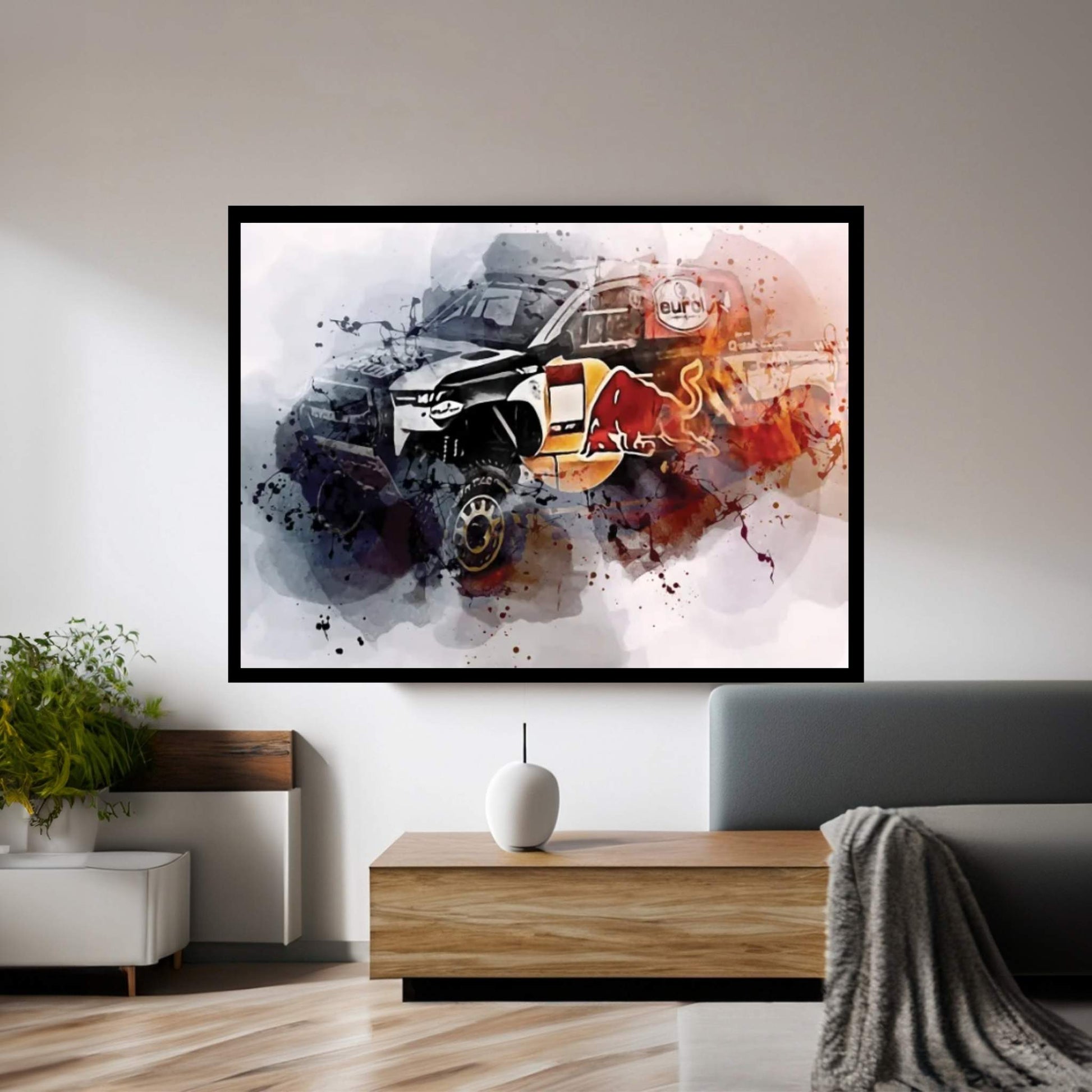 2022 Toyota Gr Dkr Hilux T1 Rally Car Racing Dakar Sand Dunes Canvas Wall Art - Y Canvas