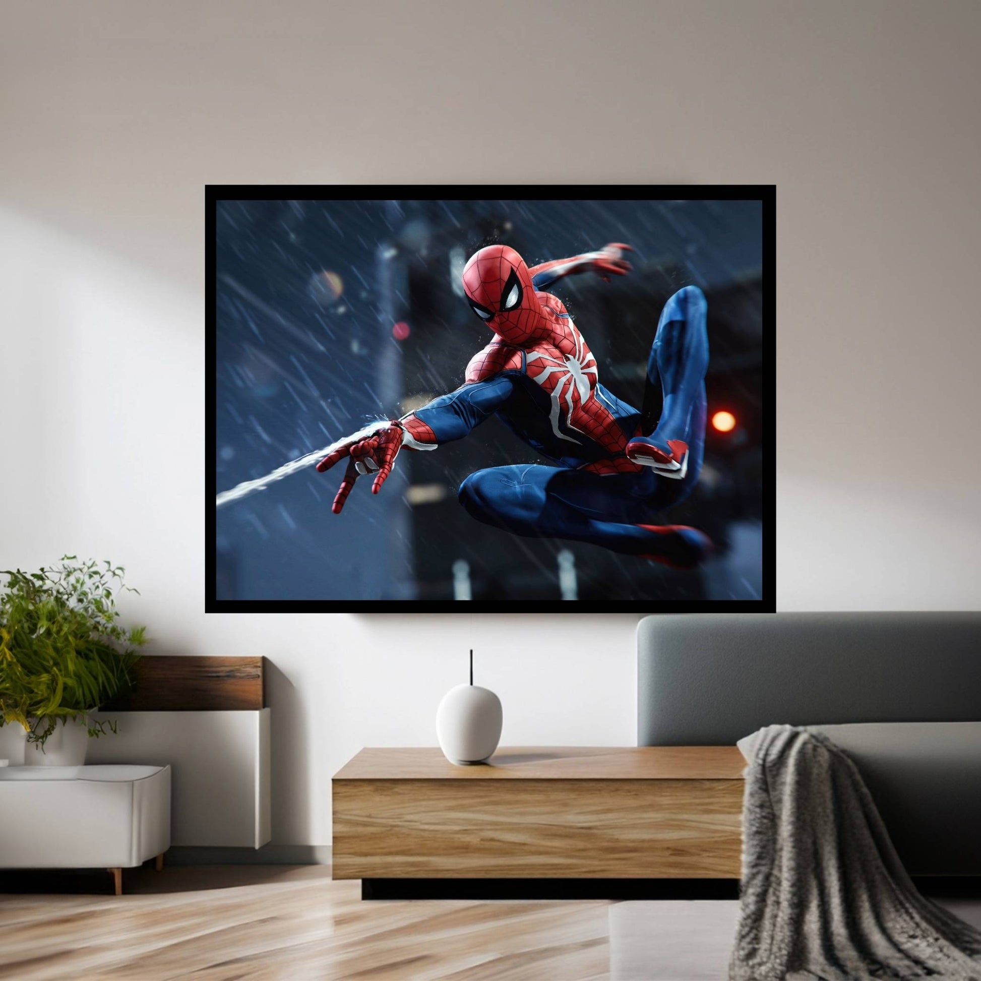 Spiderman Canvas Wall Art - Y Canvas