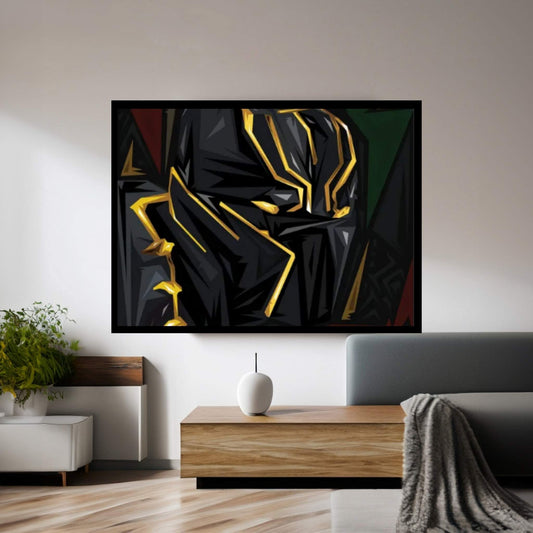 Black Panther II Canvas Wall Art - Y Canvas