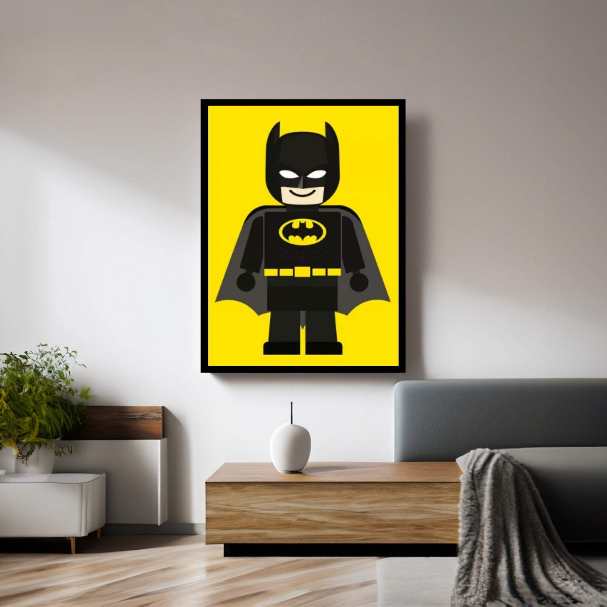 Toy Batman Canvas Wall Art - Y Canvas