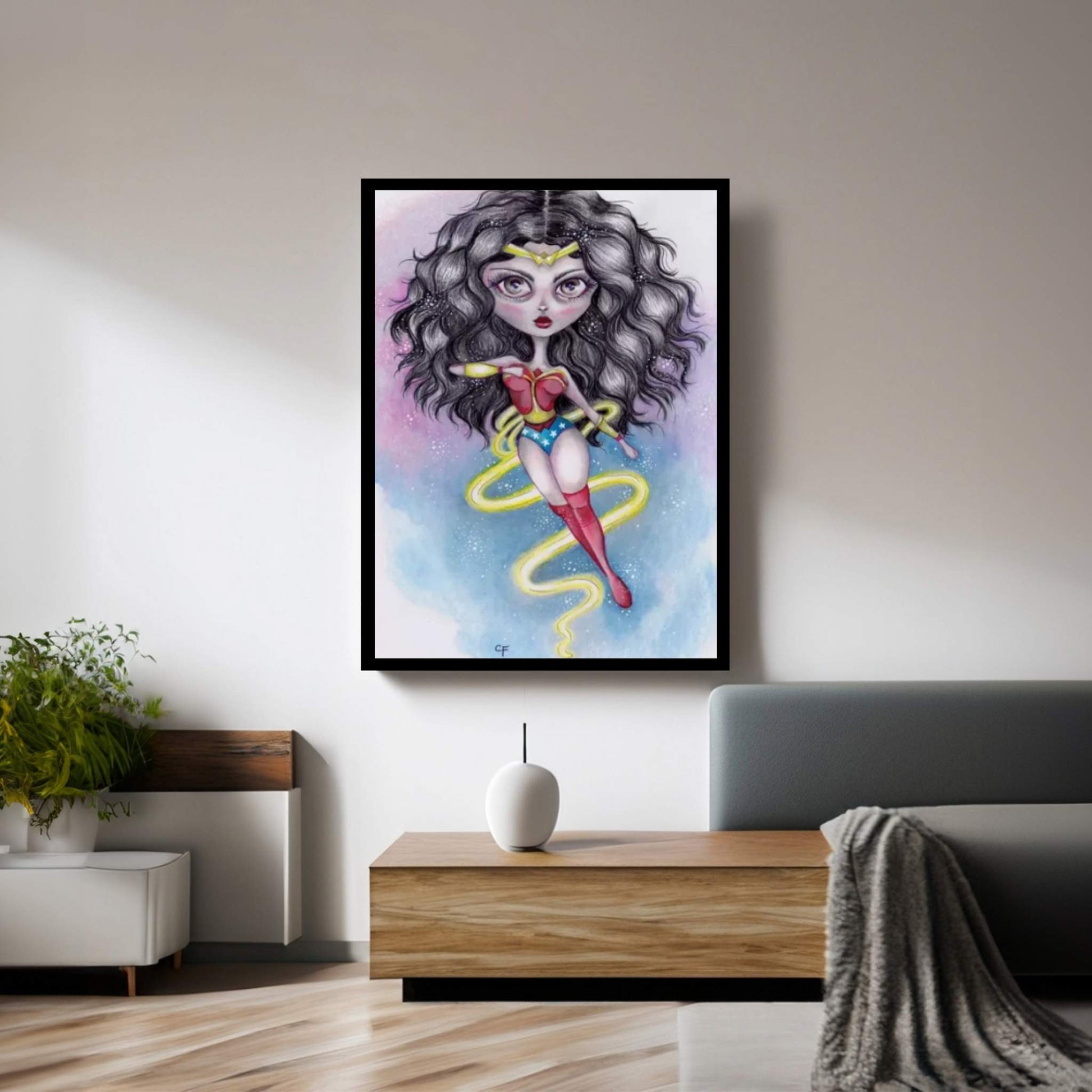 Wonder Woman Canvas Wall Art - Y Canvas