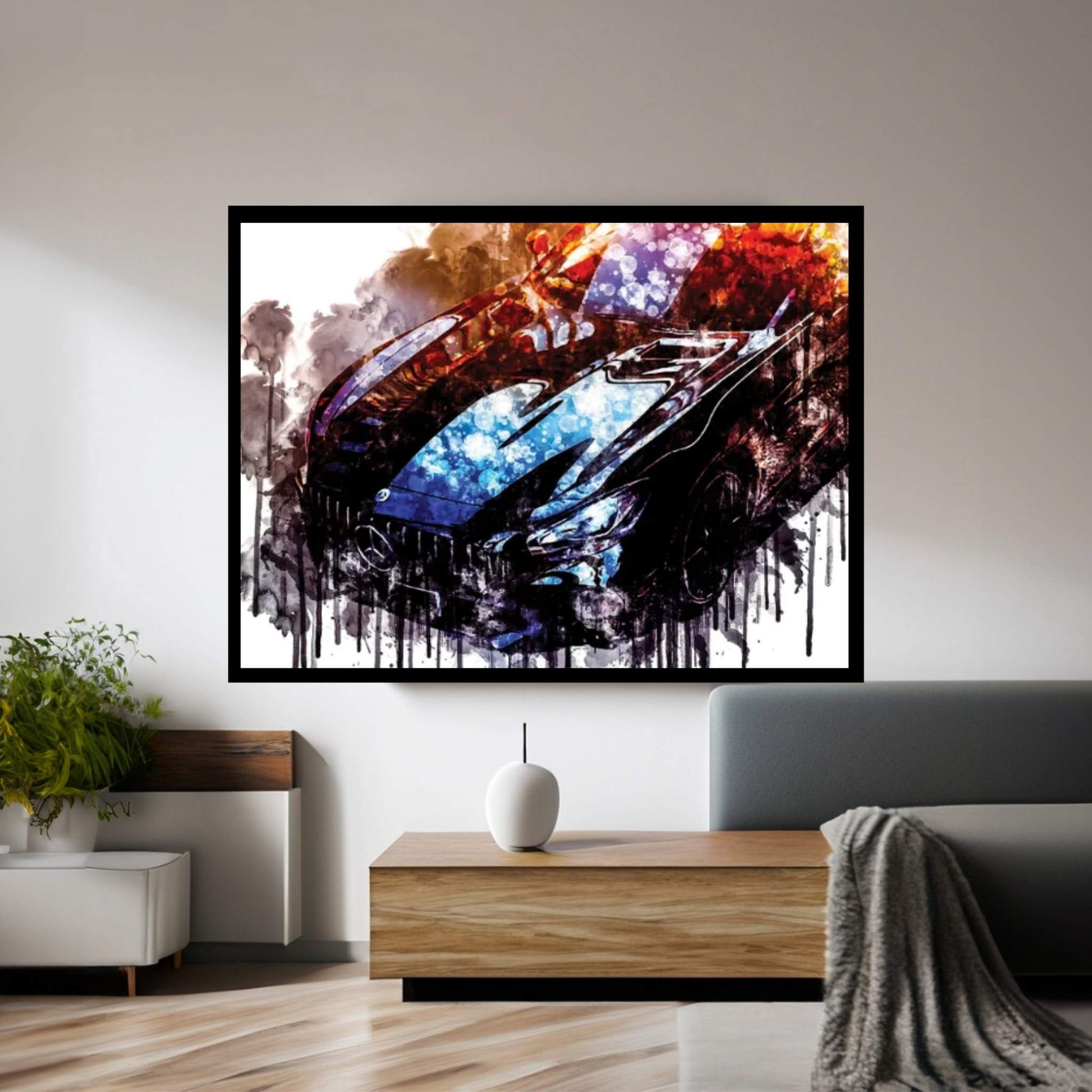 Car 2018 Edo Competition Mercedes AMG GT R Canvas Wall Art - Y Canvas