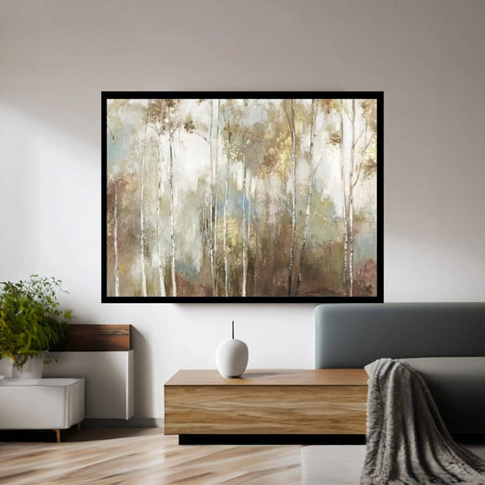 Fine Birch III Canvas Wall Art - Y Canvas