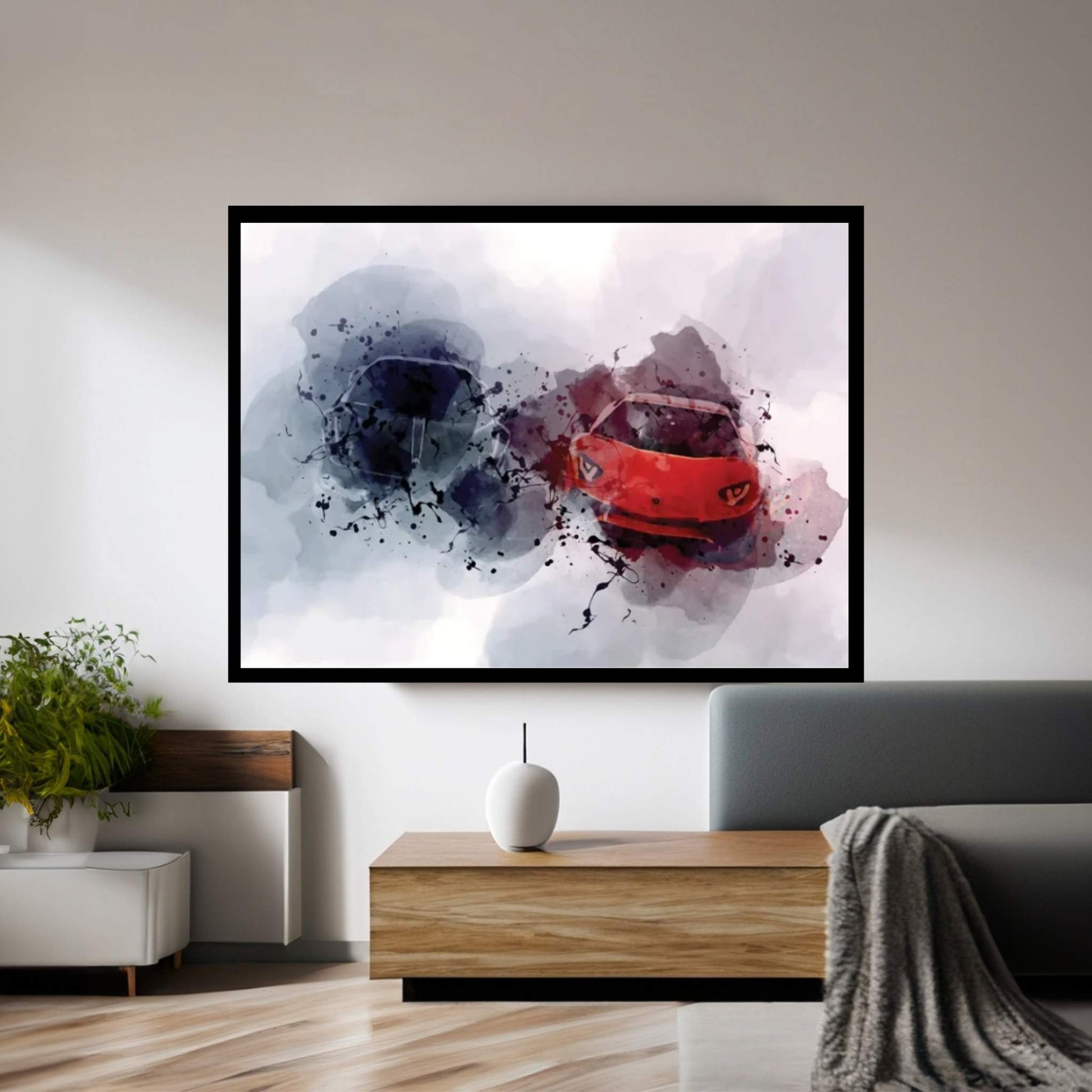 Ferrari 458 1talia Lamborghini Aventador Lp700-4 Cars Canvas Wall Art - Y Canvas