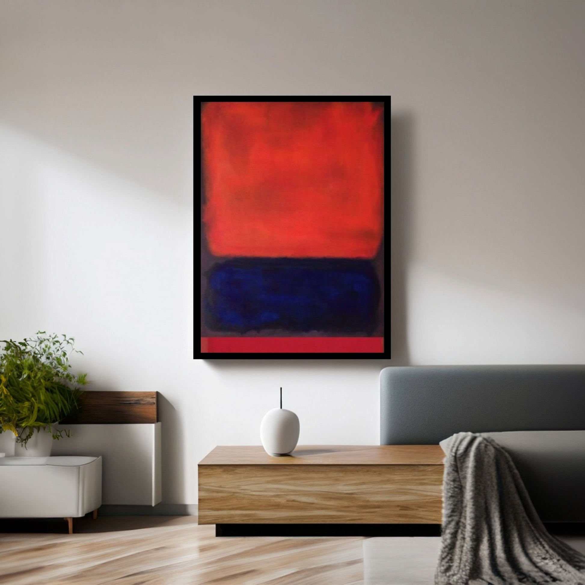 Mark Rothko Frame Canvas/Poster Art Reproduction, Rothko Reproduction, Modern Art Expressionism Painting - Y Canvas