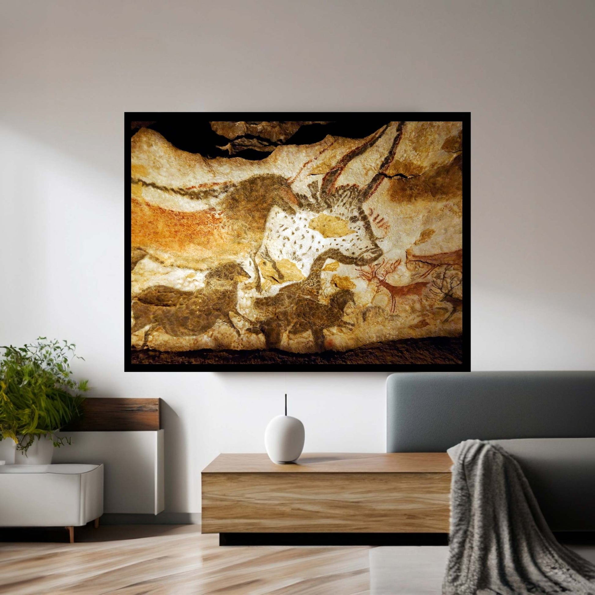 The Lascaux Cave Paintings Canvas Wall Art - Y Canvas