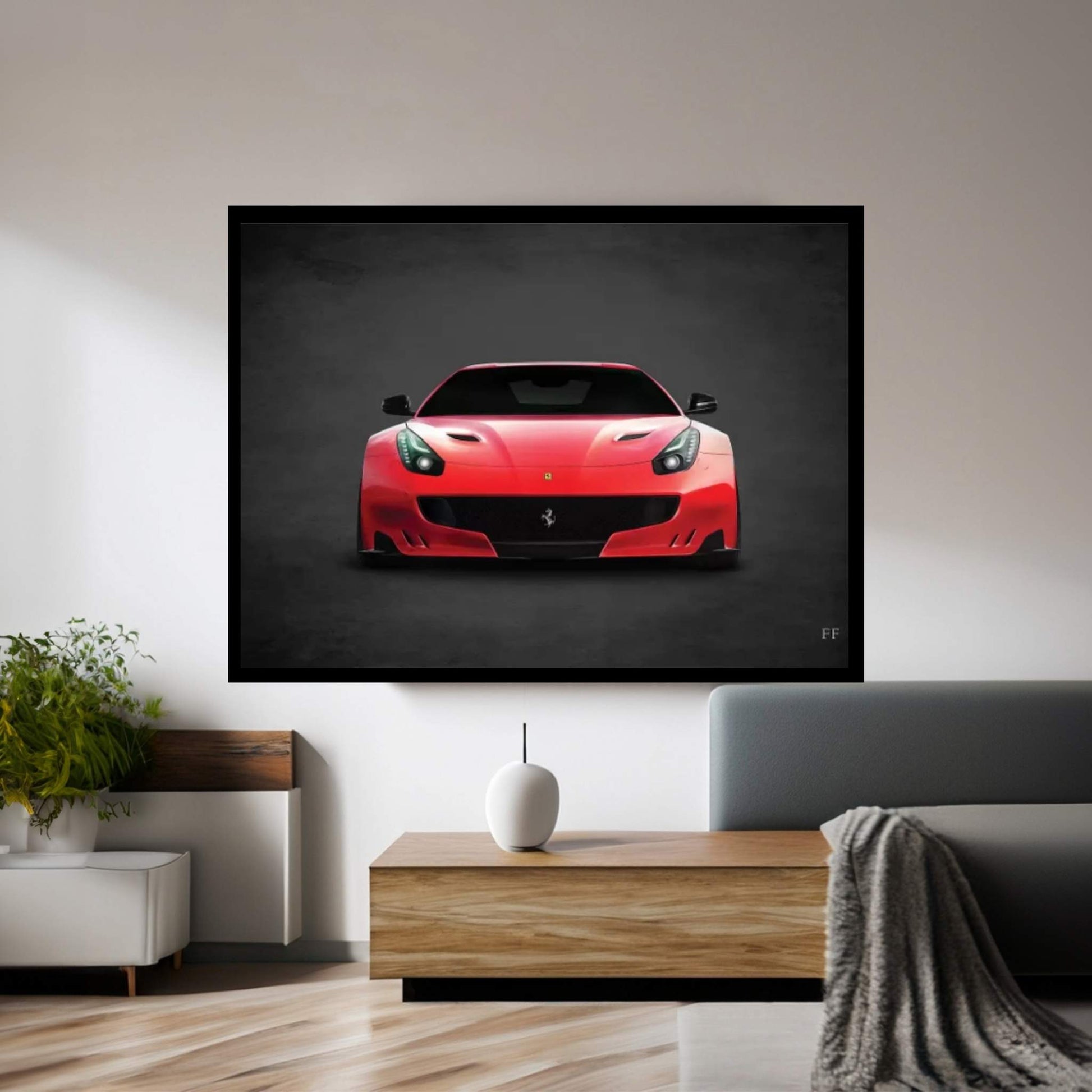 Ferrari FF Canvas Wall Art - Y Canvas