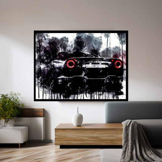 2018 ATS GT Back Canvas Wall Art - Y Canvas