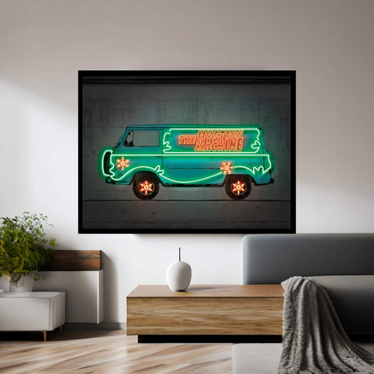 Mystery Car Canvas Wall Art - Y Canvas