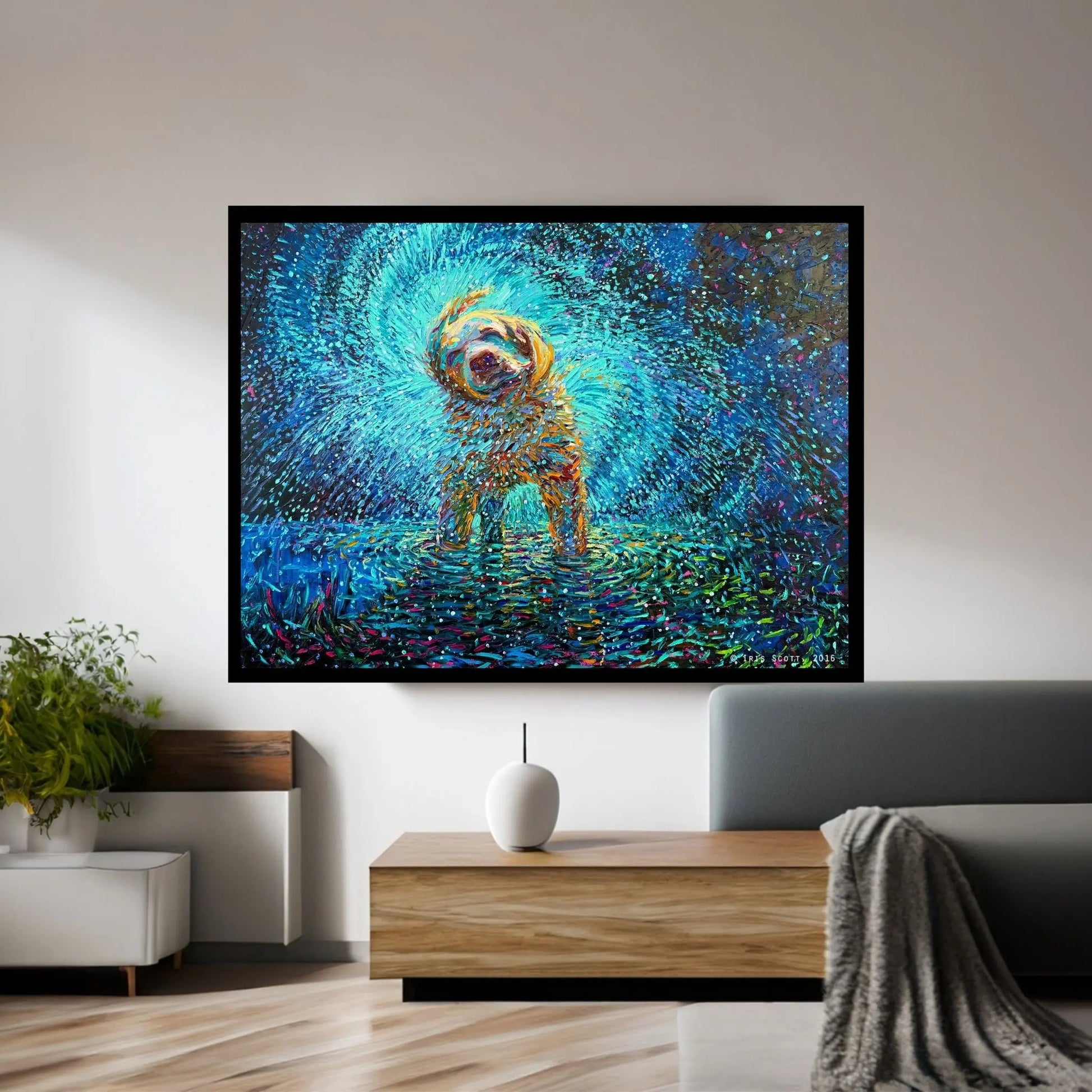 Labrador Jazz Canvas Wall Art - Y Canvas