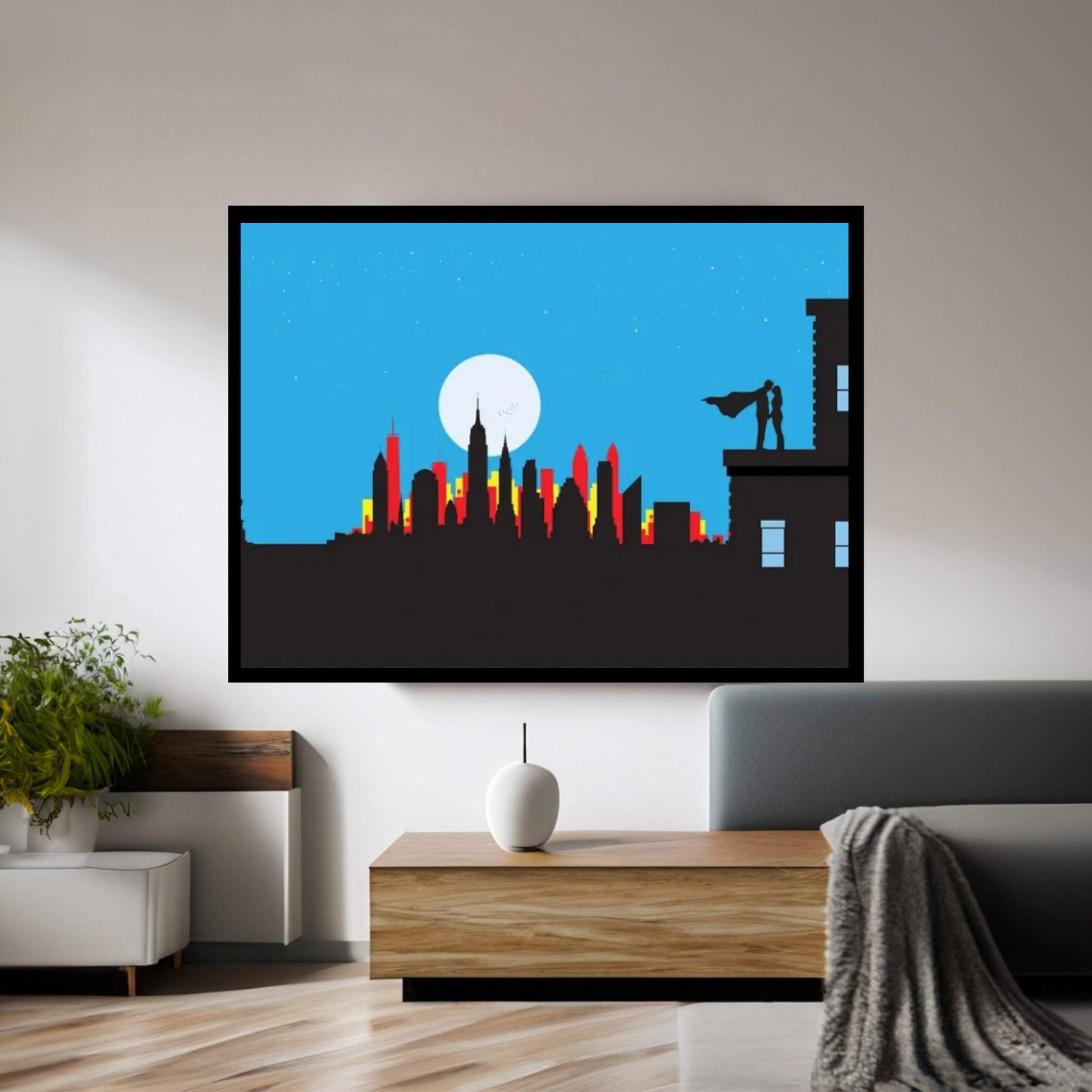 Superman Canvas Wall Art - Y Canvas