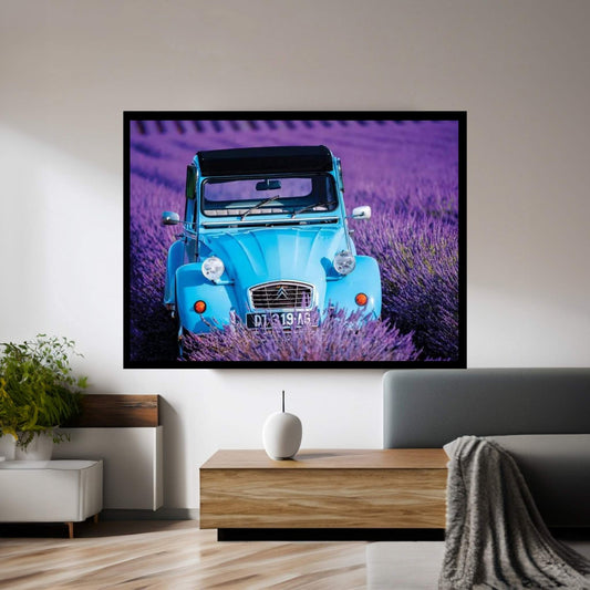 Citroen Lavender Field Canvas Wall Art - Y Canvas