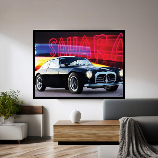 Le Noir Maserati Canvas Wall Art - Y Canvas