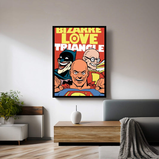 Bizarre Love Triangle Canvas Wall Art - Y Canvas