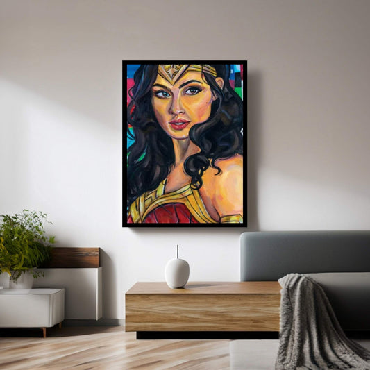 Wonder Woman Canvas Wall Art - Y Canvas