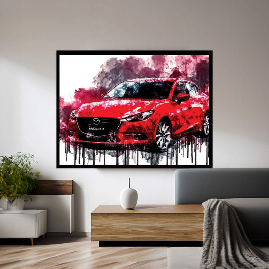 2017 Mazda Vehicle CLVII Canvas Wall Art - Y Canvas