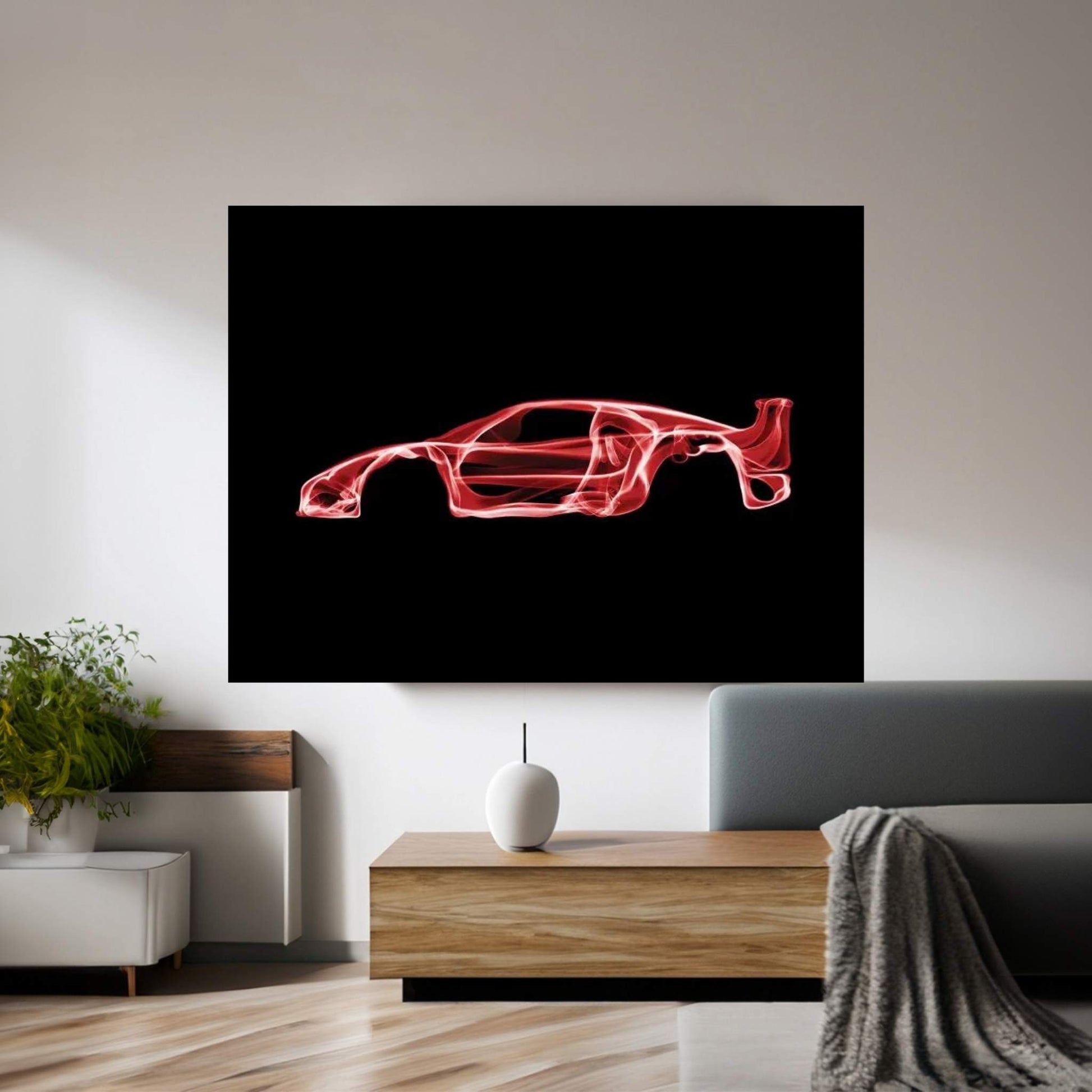 Ferrari F40 Canvas Wall Art - Y Canvas