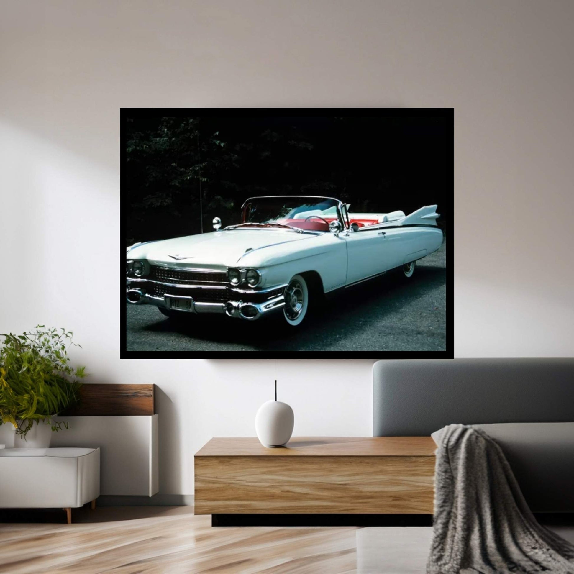 1959 El Dorado Biarritz Cadillac Convertible II Canvas Wall Art - Y Canvas