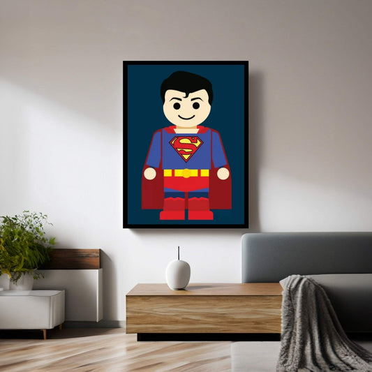 Toy Superman Canvas Wall Art - Y Canvas