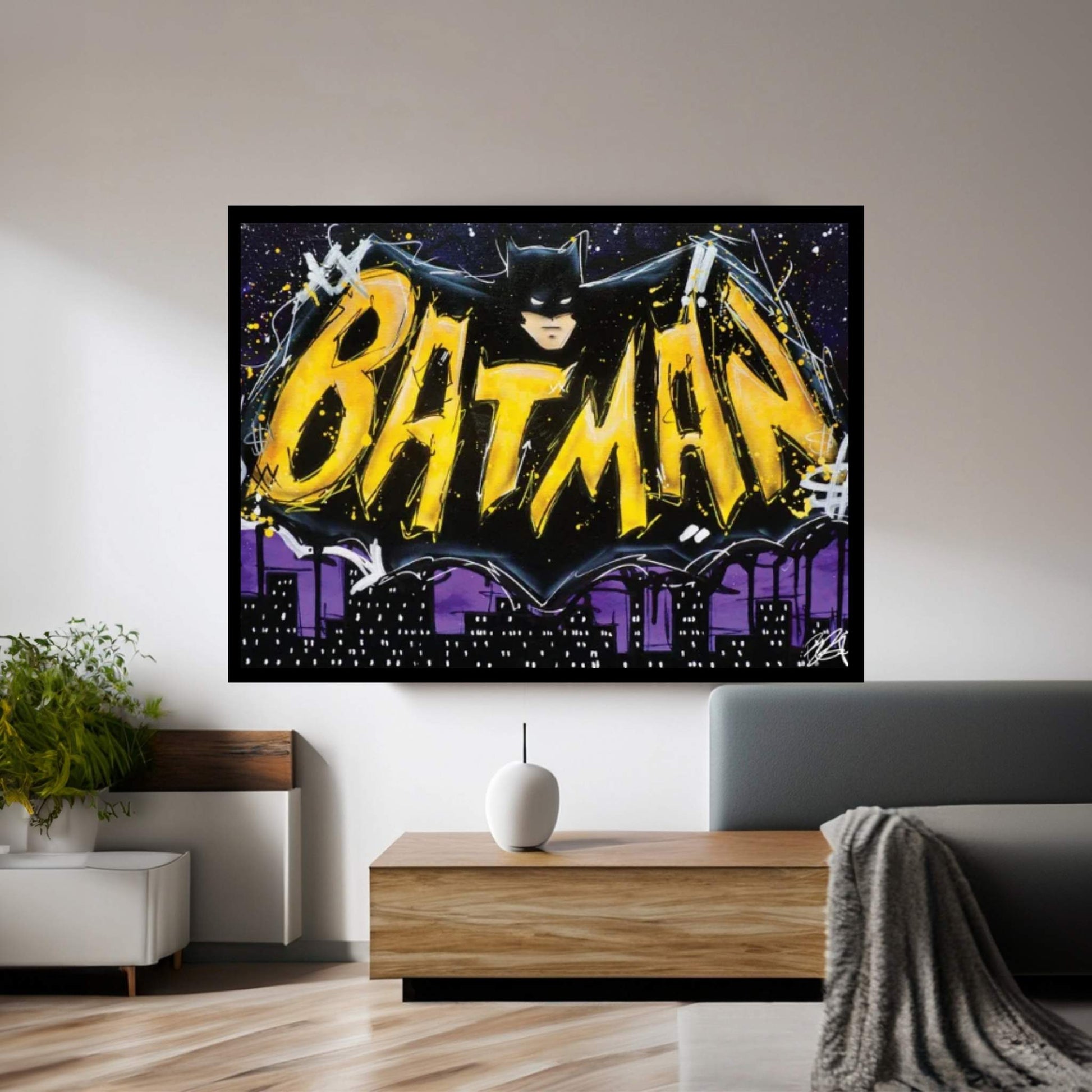 Protect the City Canvas Wall Art - Y Canvas