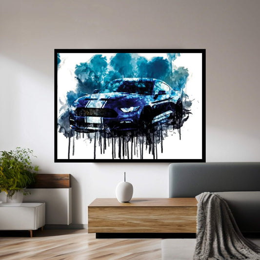 2017 Shelby Super Snake Vehicle CCLXXXIII Canvas Wall Art - Y Canvas