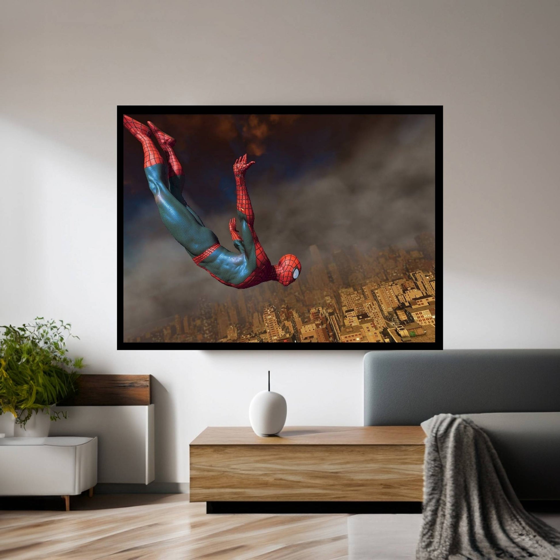 Spiderman Canvas Wall Art - Y Canvas