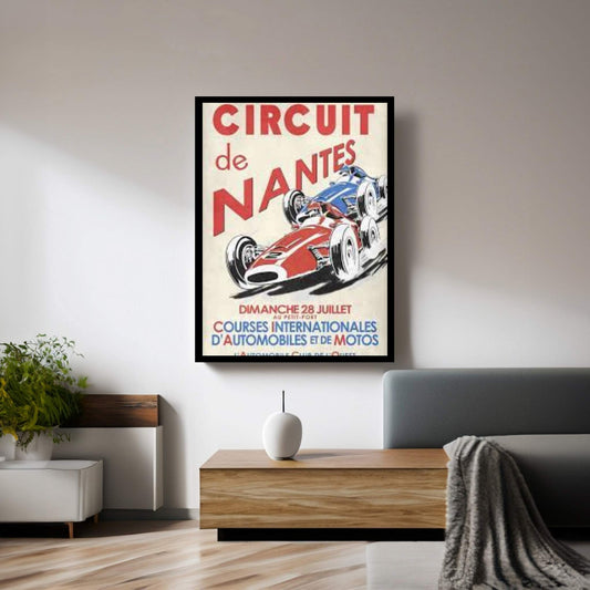 Circuit De Nantes 1946 Canvas Wall Art - Y Canvas