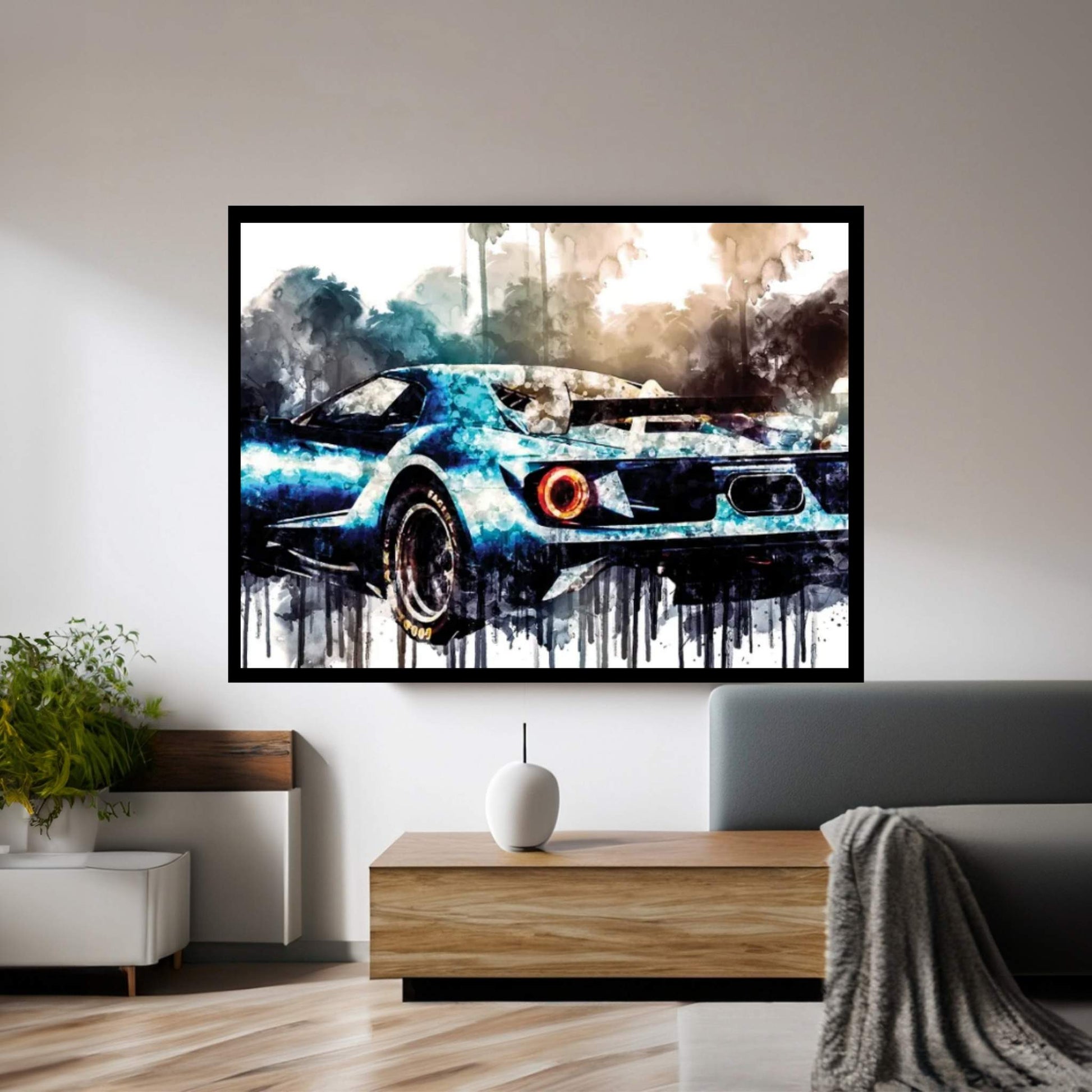 2017 Ford GT Concept Canvas Wall Art - Y Canvas